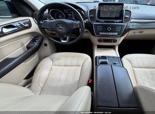 4JGDF6EE8HA770679 2017 MERCEDES-BENZ GLS 450 Черный Вид спереди