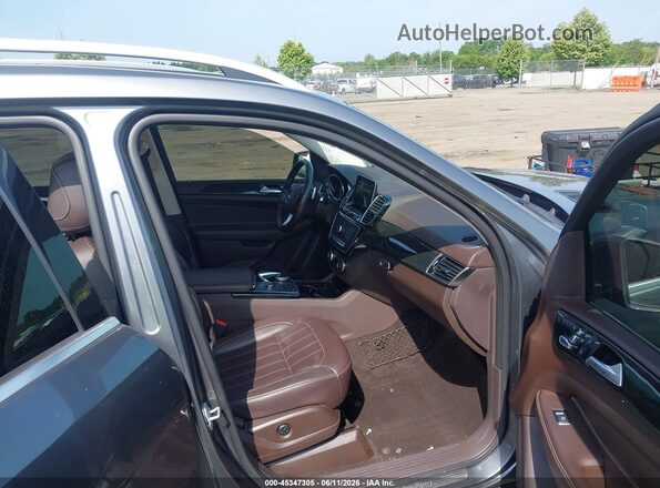 4JGDF6EE8JB042036 2018 MERCEDES-BENZ GLS 450 Серый Вид салона спереди