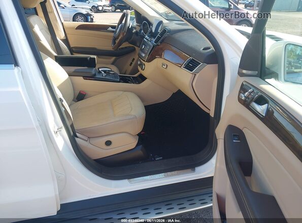 4JGDF6EE8JB092760 2018 MERCEDES-BENZ GLS 450 White Widok wnętrza z przodu