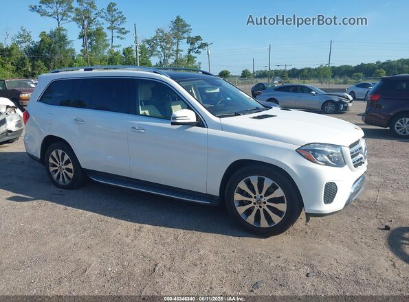 4JGDF6EE8JB092760 2018 MERCEDES-BENZ GLS 450 White Widok wnętrza z tyłu