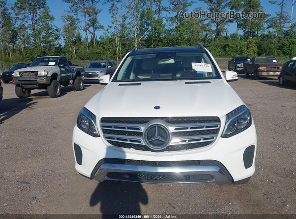 4JGDF6EE8JB092760 2018 MERCEDES-BENZ GLS 450 White Widok zestawu wskaźników