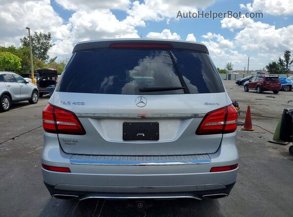 4JGDF6EE8KB201199 2019 MERCEDES-BENZ GLS Silver უკანა ხედი