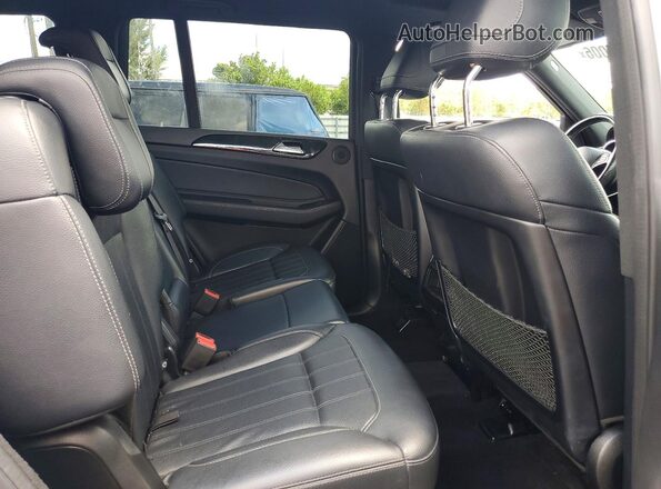 4JGDF6EE8KB201199 2019 MERCEDES-BENZ GLS Silver უკანა სავარძლების ხედი