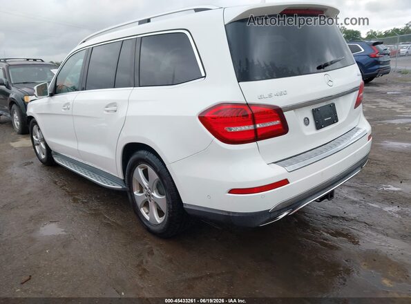 4JGDF6EE9HA911677 2017 MERCEDES-BENZ GLS 450 White Trasero izquierdo