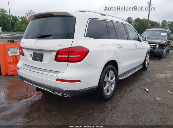 4JGDF6EE9HA911677 2017 MERCEDES-BENZ GLS 450 White Trasero derecho