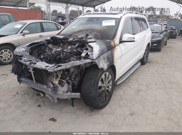 4JGDF6EE9KB232073 2019 MERCEDES-BENZ GLS 450 White Առջևի ձախ երեք քառորդ տեսարան