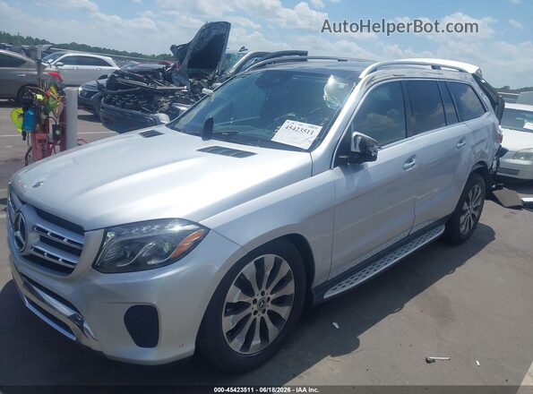 4JGDF6EE9KB233918 2019 MERCEDES-BENZ GLS 450 Silver წინა მარცხენა ხედი სამი მეოთხედიდან