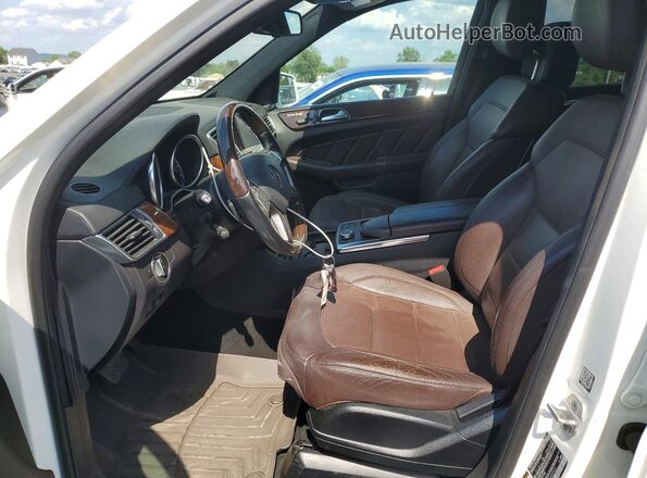 4JGDF6EEXGA659632 2016 MERCEDES-BENZ GL-CLASS White Front interior view