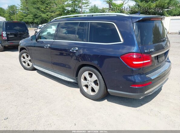 4JGDF6EEXHA759926 2017 MERCEDES-BENZ GLS 450 Dark Blue Задняя левая четверть