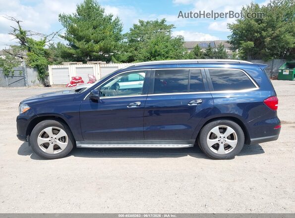 4JGDF6EEXHA759926 2017 MERCEDES-BENZ GLS 450 Dark Blue Панорамный вид салона 360°