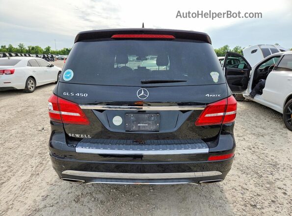 4JGDF6EEXKB217436 2019 MERCEDES-BENZ GLS Black Հետևի տեսք