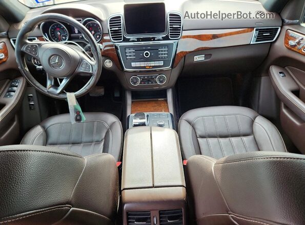 4JGDF6EEXKB217436 2019 MERCEDES-BENZ GLS Black Առջևի վահանակի տեսք