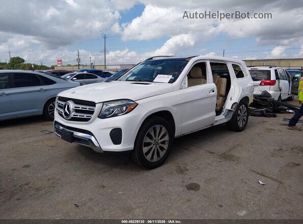 4JGDF6EEXKB225195 2019 MERCEDES-BENZ GLS 450 White Передня ліва чверть