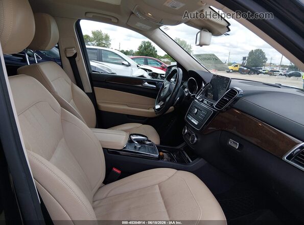 4JGDF6EEXKB230901 2019 MERCEDES-BENZ GLS 450 Black Widok wnętrza z przodu