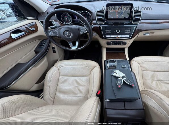 4JGDF7DE1JB117151 2018 MERCEDES-BENZ GLS 550 Blue VIN sticker view