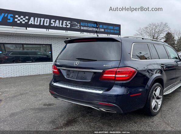 4JGDF7DE1JB117151 2018 MERCEDES-BENZ GLS 550 Blue Rear right