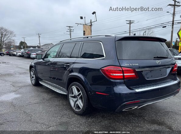 4JGDF7DE1JB117151 2018 MERCEDES-BENZ GLS 550 Blue Rear left