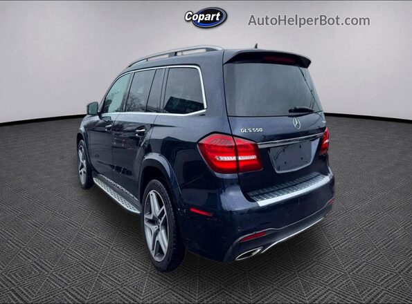 4JGDF7DE1JB117151 2018 MERCEDES-BENZ GLS Blue Trasero derecho