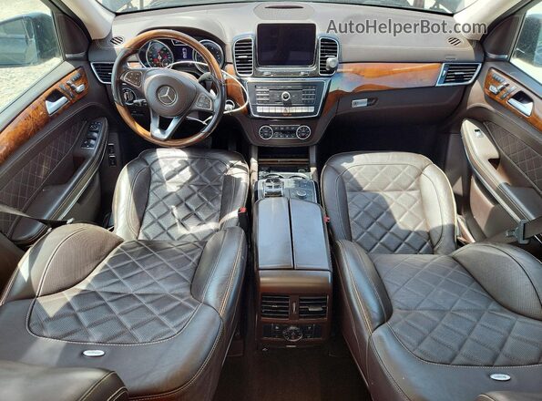 4JGDF7DE1KB203240 2019 MERCEDES-BENZ GLS Black წინა პანელის ხედი