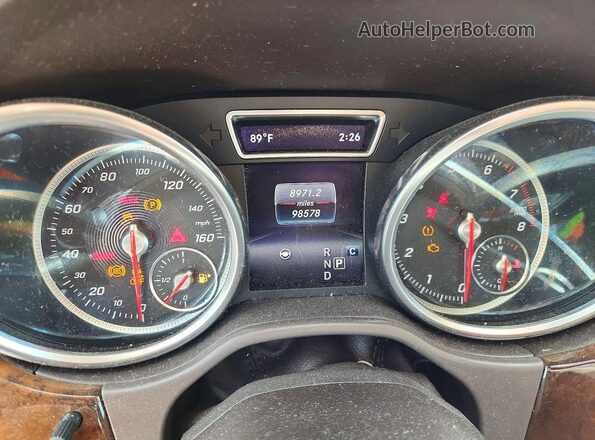 4JGDF7DE1KB203240 2019 MERCEDES-BENZ GLS Black ხელსაწყოთა პანელის ხედი