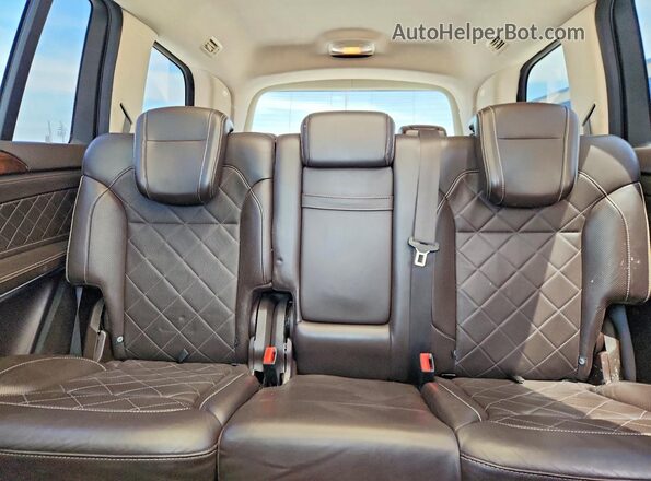4JGDF7DE1KB203240 2019 MERCEDES-BENZ GLS Black უკანა სავარძლების ხედი