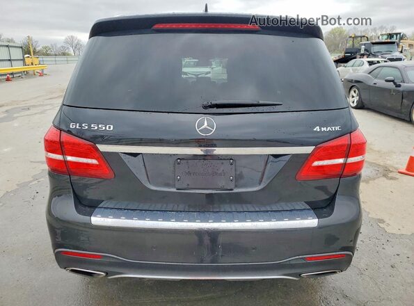 4JGDF7DE2HA783984 2017 MERCEDES-BENZ GLS Black Vista trasera