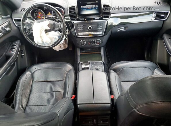 4JGDF7DE2KB199814 2019 MERCEDES-BENZ GLS Silver Առջևի վահանակի տեսք
