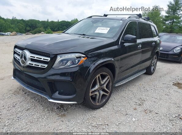 4JGDF7DE4JB130797 2018 MERCEDES-BENZ GLS 550 Черный Передняя левая четверть