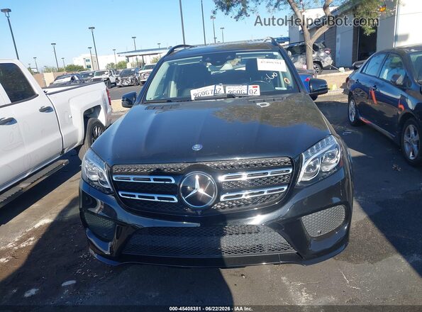 4JGDF7DE5HA826438 2017 MERCEDES-BENZ GLS 550 Black Rear interior view