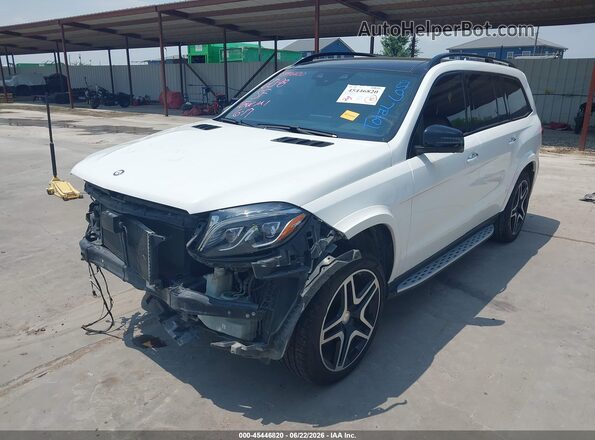 4JGDF7DE5HA860654 2017 MERCEDES-BENZ GLS 550 Белый Передняя левая четверть