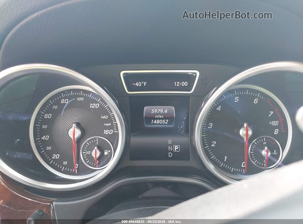 4JGDF7DE5HA860654 2017 MERCEDES-BENZ GLS 550 Белый Вид задних сидений