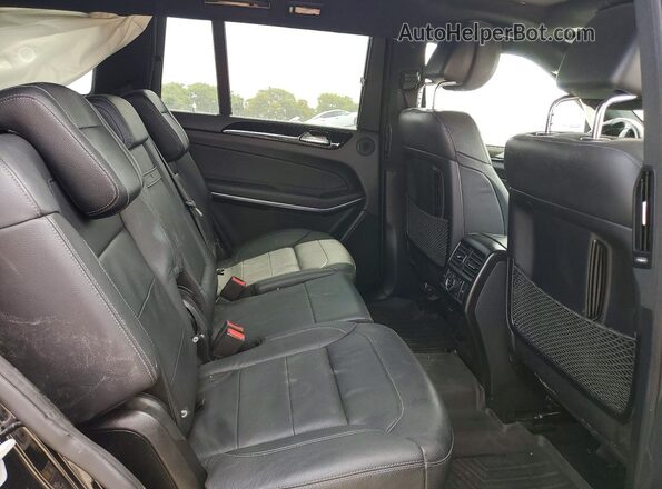 4JGDF7DE5HA909531 2017 MERCEDES-BENZ GLS Brown Rear interior view