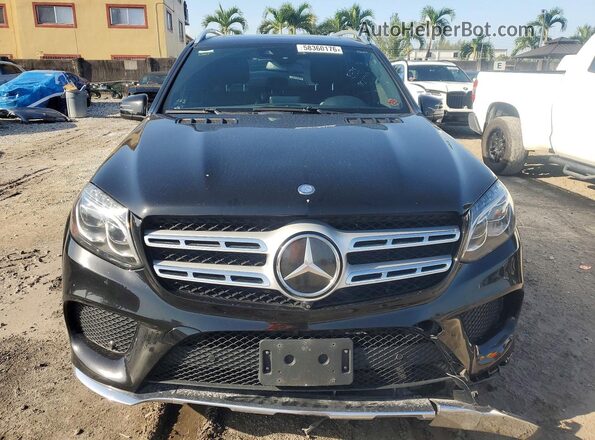 4JGDF7DE6HA937791 2017 MERCEDES-BENZ GLS Черный Вид спереди