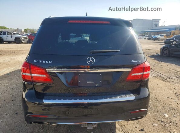 4JGDF7DE6HA937791 2017 MERCEDES-BENZ GLS Черный Вид сзади