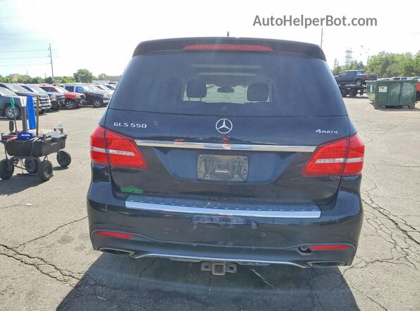 4JGDF7DE7HA897706 2017 MERCEDES-BENZ GLS Black Widok z tyłu