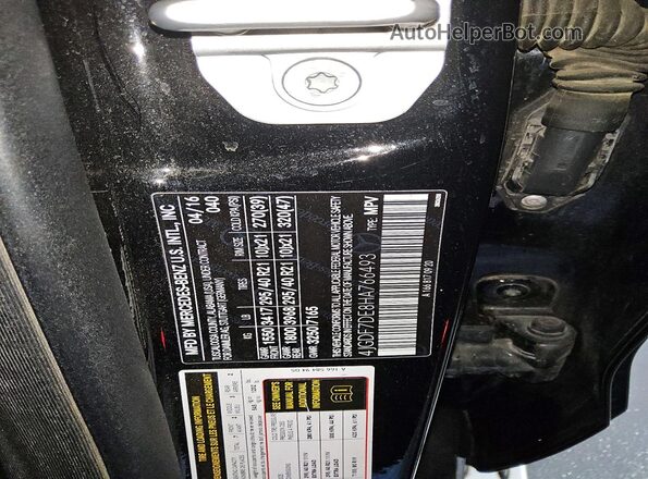 4JGDF7DE8HA766493 2017 MERCEDES-BENZ GLS Black 