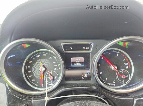 4JGDF7DEXKB204371 2019 MERCEDES-BENZ GLS Gray Вид щитка приладів