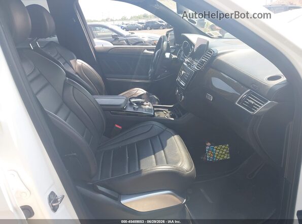 4JGDF7FE0JB100869 2018 MERCEDES-BENZ AMG GLS 63 Белый Вид салона спереди