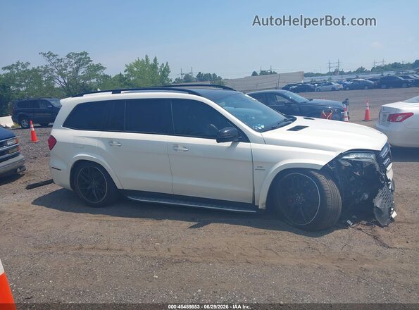 4JGDF7FE0JB100869 2018 MERCEDES-BENZ AMG GLS 63 Белый Вид задней части салона