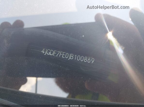 4JGDF7FE0JB100869 2018 MERCEDES-BENZ AMG GLS 63 Белый 