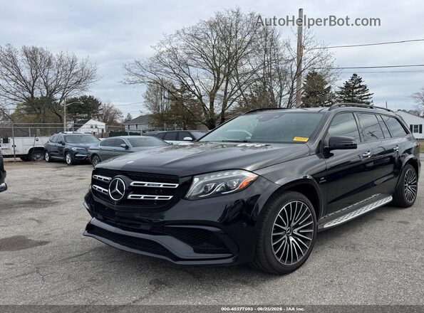 4JGDF7FE1HA888092 2017 MERCEDES-BENZ AMG GLS 63 Черный Передняя левая четверть