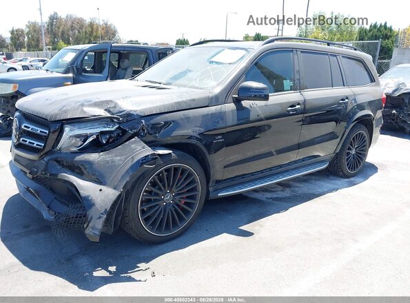 4JGDF7FE3JB141495 2018 MERCEDES-BENZ AMG GLS 63 Black Przód lewy