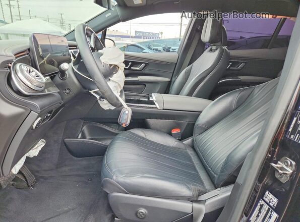 4JGDM2DB3PA009983 2023 MERCEDES-BENZ EQS Black Widok wnętrza z przodu
