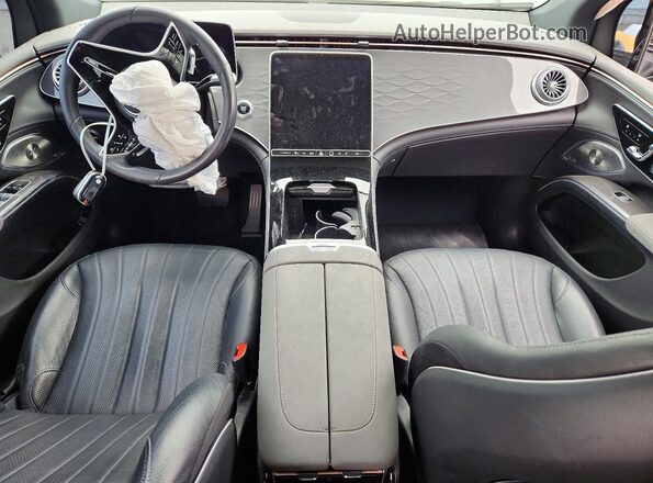 4JGDM2DB3PA009983 2023 MERCEDES-BENZ EQS Black Widok deski rozdzielczej