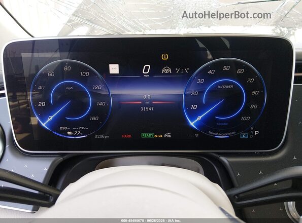 4JGDM2DB9PA027999 2023 MERCEDES-BENZ EQS 450+ SUV Blue Հետևի նստատեղերի տեսք