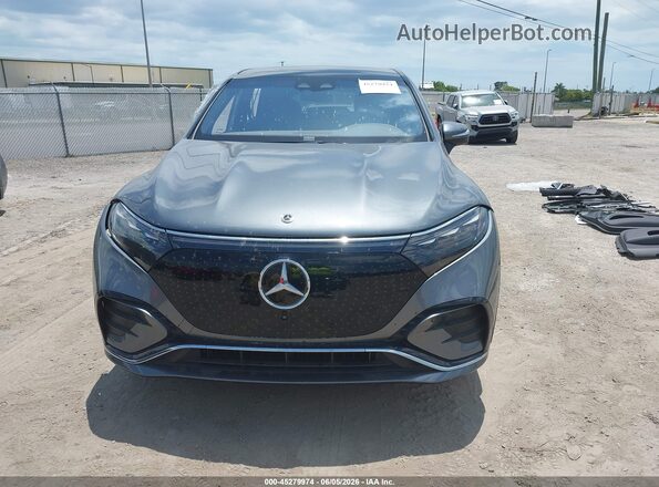4JGDM4EB4PA014720 2023 MERCEDES-BENZ EQS 580 SUV Gray Rear interior view