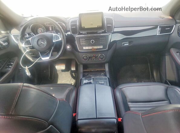 4JGED6EB0HA072728 2017 MERCEDES-BENZ GLE Gray Առջևի վահանակի տեսք