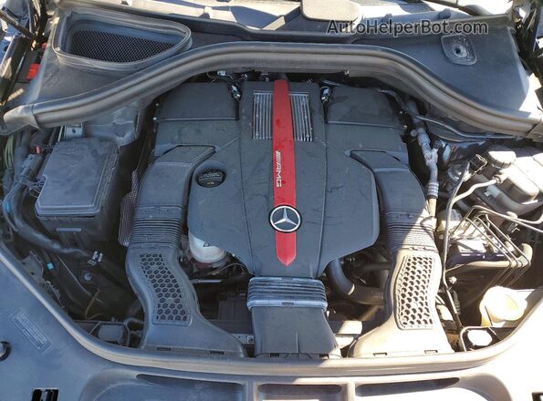 4JGED6EB0JA096548 2018 MERCEDES-BENZ GLE Black Vista del compartimento del motor