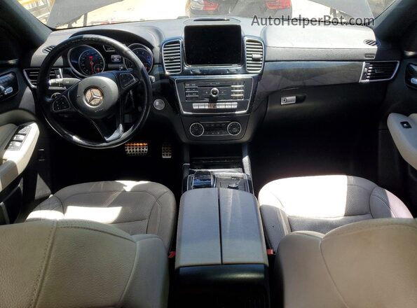4JGED6EB1HA062564 2017 MERCEDES-BENZ GLE Black Առջևի վահանակի տեսք