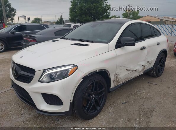 4JGED6EB2HA060371 2017 MERCEDES-BENZ AMG GLE 43 COUPE Белый Передняя левая четверть